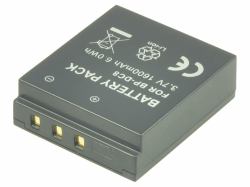 2-Power Digital Camera Battery 3.7V 1300mAh 