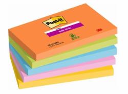 3M 7100258793 note paper Rectangle Blue, Green, Orange, Pink, Yellow 90 sheets Self-adhesive 