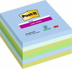 3M 7100259320 note paper Square Blue, Green 90 sheets Self-adhesive 