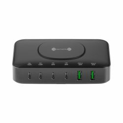 4smarts 540571 charging station organizer Freestanding Black 