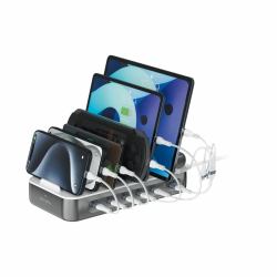 4smarts 541277 charging station organizer Freestanding ABS, Polycarbonate Grey 