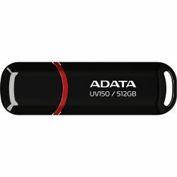 ADATA UV150 USB flash drive 512 GB USB Type-A 3.2 Gen 1 [3.1 Gen 1] Black, Red 