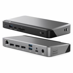 ALOGIC DX3 Triple 4K Display Universal Docking Station – with 100W Power Delivery 