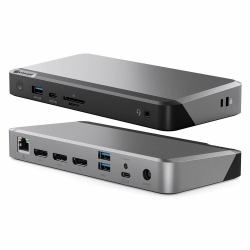 ALOGIC MX3 USB-C TripleDisplay DP Alt. Mode Docking Station – With 100W Power Delivery 