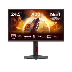 AOC G4 Q25G4SR computer monitor 62.2 cm [24.5"] 2560 x 1440 pixels Quad HD LED Black, Red 
