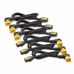 APC Power Cord Kit [6 ea], Locking, C13 to C14 [90 Degree], 1.8m 