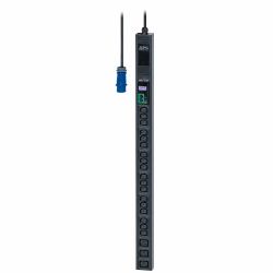 APC Easy Rack PDU, Metered, 0U, 1 Phase, 3.7kW, 230V, 16A, 18 x C13 and 3 x C19 outlets, IEC60309 2P+E inlet 