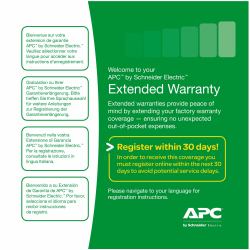 APC Warranty extension service pack, for new product purchase, 3yr, level 03 