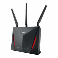 ASUS RT-AC2900 wireless router Gigabit Ethernet Dual-band [2.4 GHz / 5 GHz] Black 