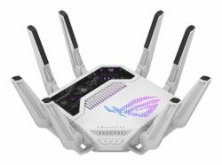 ASUS ROG Rapture GT-BE19000AI wireless router 10 Gigabit Ethernet Tri-band [2.4 GHz / 5 GHz / 6 GHz] White 
