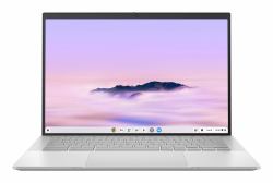 ASUS Chromebook Plus Enterprise CB54 Intel Core Ultra 5 115U 35.6 cm [14"] Touchscreen WQXGA 8 GB LPDDR5x-SDRAM 256 GB SSD Wi-Fi 6E [802.11ax] ChromeOS Silver, UK  - UK version