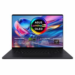 ASUS ProArt P16 H7606WR-SE004W Copilot+ PC AMD Ryzen AI 9 HX 370 Laptop 40.6 cm [16"] Touchscreen WQUXGA 32 GB LPDDR5x-SDRAM 2 TB SSD NVIDIA GeForce RTX 5070 Ti Wi-Fi 7 [802.11be] Windows 11 Home Black  - UK version