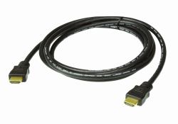 ATEN High Speed HDMI Cable with Ethernet True 4K [ 4096X2160 @ 60Hz]; 2 m HDMI Cable with Ethernet 