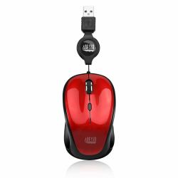 Adesso iMouse S8R - USB Illuminated Retractable Mini Mouse 