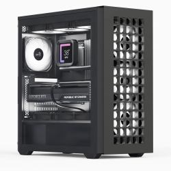 Aerocool D502A Midi Tower Black 