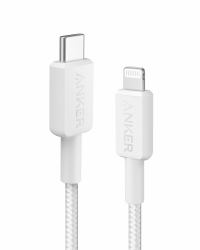Anker Braided USB-C to Lightning Charging Cable 0.9 m, White 