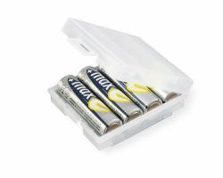 Ansmann 4000740 battery box Transparent,White 