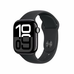 Apple Watch Series 10 [Demo] GPS 42mm Jet Black Aluminium Case with Black Sport Band - S/M 