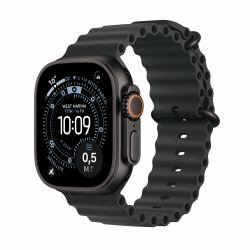 Apple Watch Ultra 3 GPS + Cellular 49mm Black Titanium Case with Black Ocean Band 