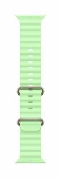 Apple Natural Titanium Finish Band Green Fluoroelastomer, Titanium 