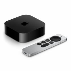 Apple TV 4K Black, Silver 4K Ultra HD 128 GB Wi-Fi Ethernet LAN 