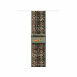 Apple 41mm Sequoia/Orange Nike Sport Loop 