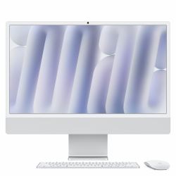 Apple iMac 24-inch with Retina 4.5K display: M4 chip with 10‑core CPU and 10‑core GPU, 16GB, 256GB SSD - Silver  - UK version