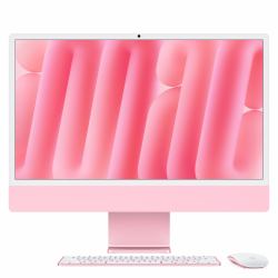 Apple iMac 24-inch with Retina 4.5K display: M4 chip with 10‑core CPU and 10‑core GPU, 16GB, 512GB SSD - Pink  - UK version