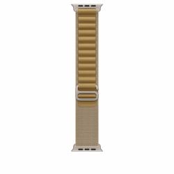 Apple 49mm Tan Alpine Loop - Medium - Natural Titanium Finish 