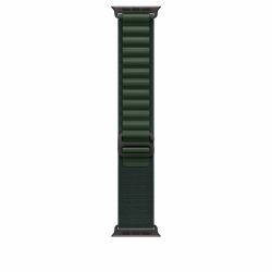 Apple 49mm Dark Green Alpine Loop - Medium - Black Titanium Finish 
