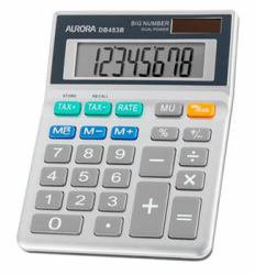 Aurora DB453B calculator Pocket Basic Grey 