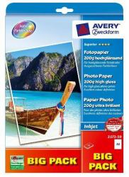 Avery 2572-50 photo paper A4 High-gloss 