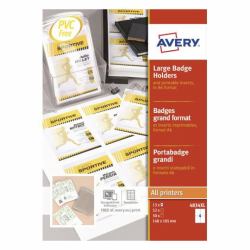 Avery 4834XL identity badge/badge holder Polyester 50 pc[s] 