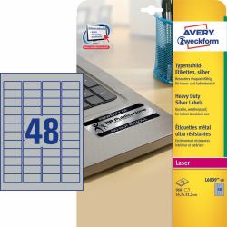 Avery Silver Heavy Duty Labels 