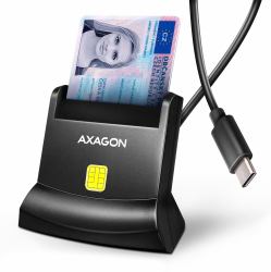 Axagon CRE-SM4NC USB-C Smart card StandReader 