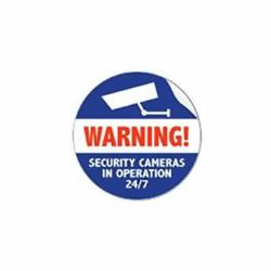 Axis Surveillance Sticker [pack of 50] decorative sticker Blue,Red,White 