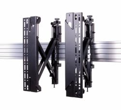 B-Tech SYSTEM X - VESA 400 Pop-Out Flat Screen Interface Arms with Micro-Adjustment for BT8390 [Pair] 