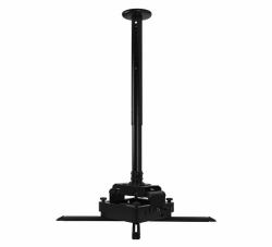 B-Tech SYSTEM 2 - Heavy Duty Projector Ceiling Mount with Micro-adjustment - 0.6m to 1m Ø50mm Pole 