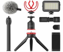 BOYA BY-VG350 tripod Smartphone/Action camera 3 leg[s] Black, Red 