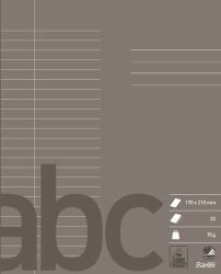 Bantex 100051988 writing notebook 32 sheets Grey 