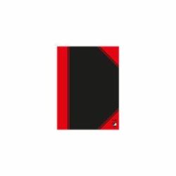 Bantex 100302833 writing notebook A6 96 sheets Black, Red 
