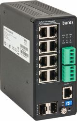 Barox RY-LPITE-802GBTME network switch Unmanaged L2/L3 Gigabit Ethernet [10/100/1000] Power over Ethernet [PoE] 
