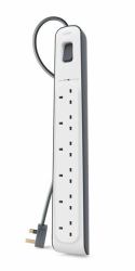 Belkin BSV603AF2M surge protector White 6 AC outlet[s] 2 m 