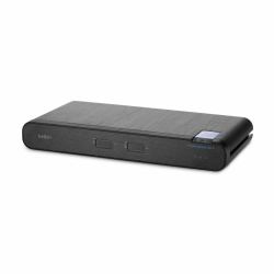 Belkin Universal 2nd Gen Secure KVM switch Rack mounting Black 