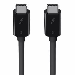 Belkin F2CD084bt0.8MBK 0.8 m 40 Gbit/s Black 