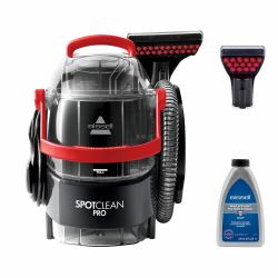 Bissell SpotClean Pro carpet cleaning machine Handheld Deep Black, Red, Transparent 