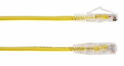 Black Box CAT6A 1.5m networking cable Yellow U/UTP [UTP] 