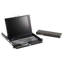 Black Box ServTray rack console 43.2 cm [17"] 1024 x 768 pixels 1U 