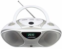 Blaupunkt BB14WH CD player Silver, White CD recorder 