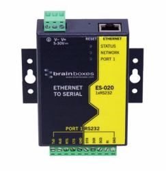 Brainboxes ES-020 serial server RS-232 